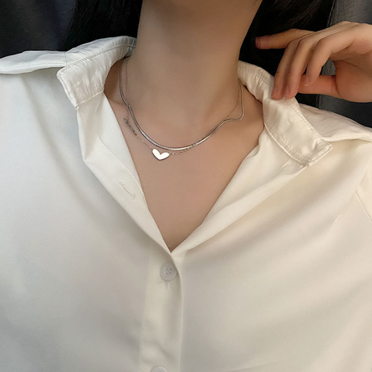 Women's Romance-inspired Layered Necklace