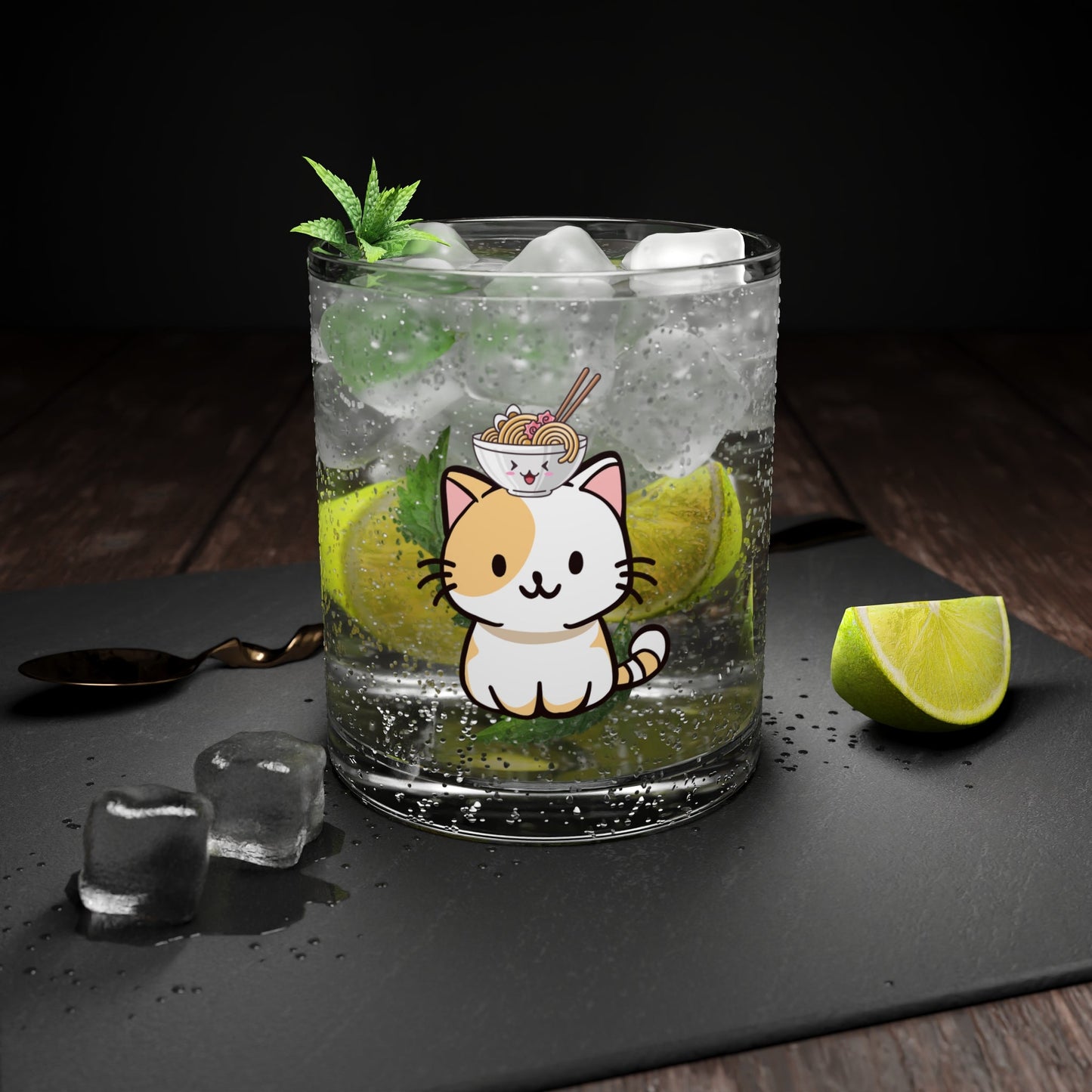 Adorable Foodie Cat Mug Set (2 Pcs)