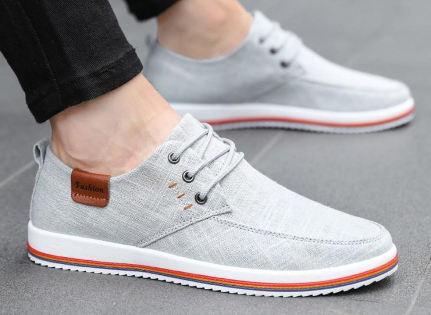 Canvas Loafers for Men's Casual Wear