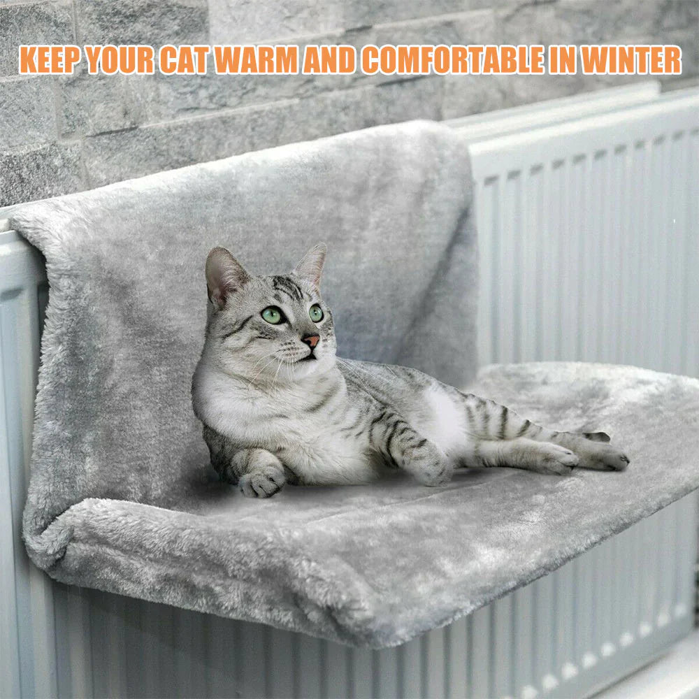 Portable Cat Hammock Bed - The Perfect Cozy Spot for Your Feline Companion on the Go