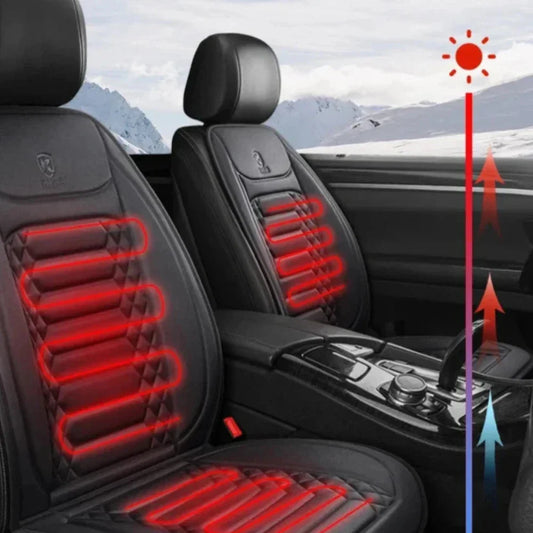 12V Set of 2 Heated Mats for Winter Car Seats