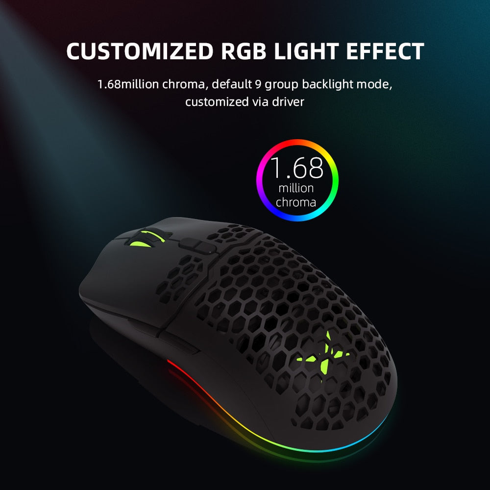 RGB Gaming Mouse with 16000 DPI Capability