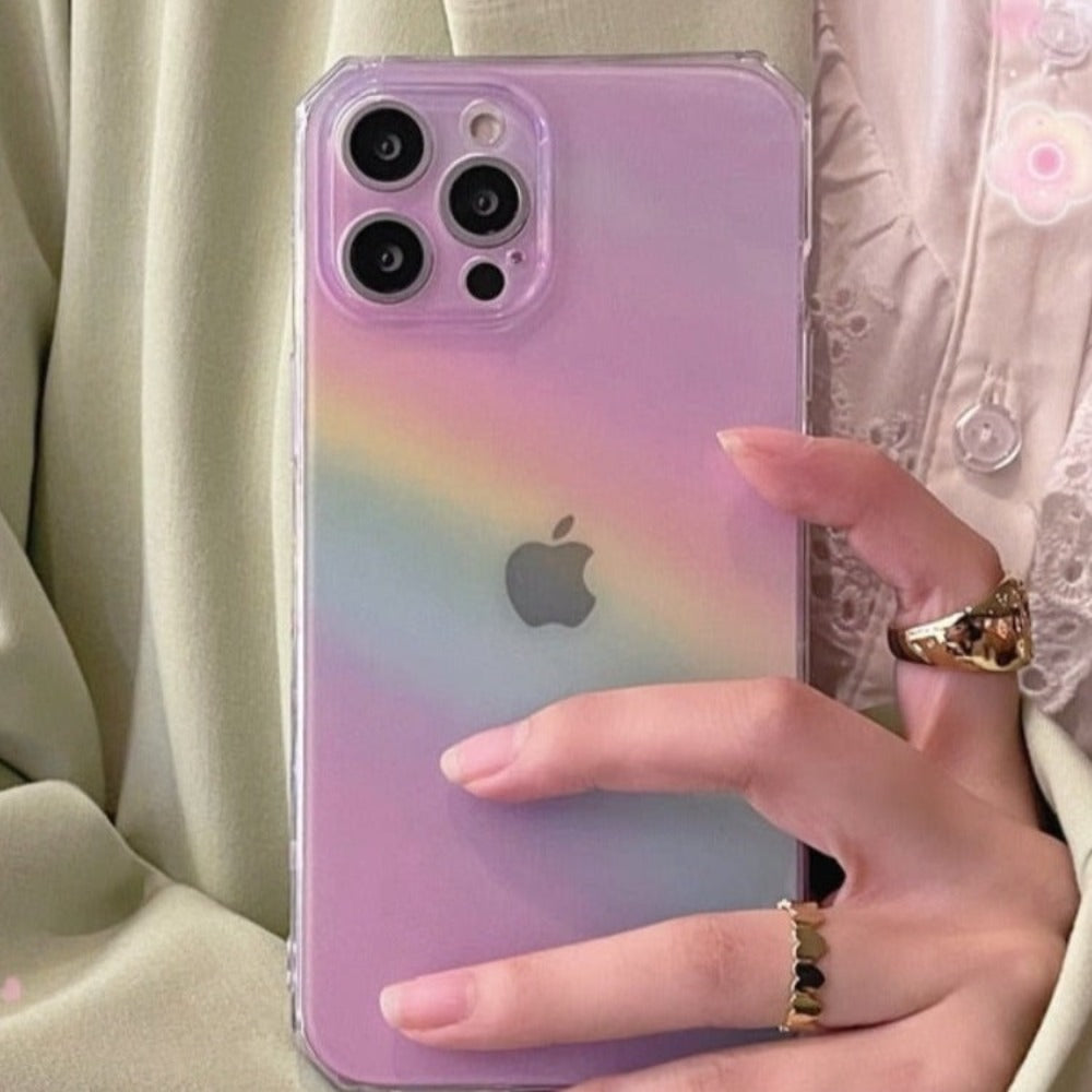 Gradient Rainbow iPhone Case for Enhanced Protection