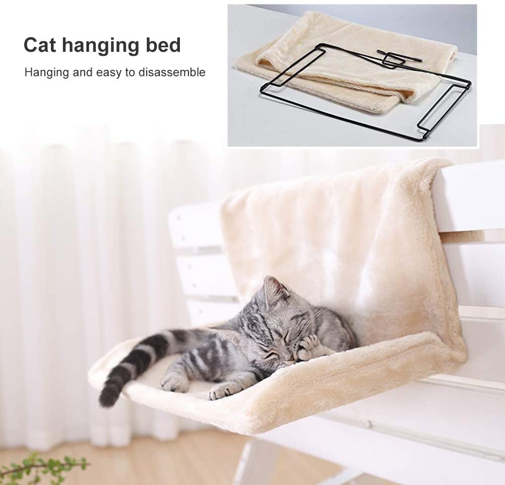 Portable Cat Hammock Bed - The Perfect Cozy Spot for Your Feline Companion on the Go