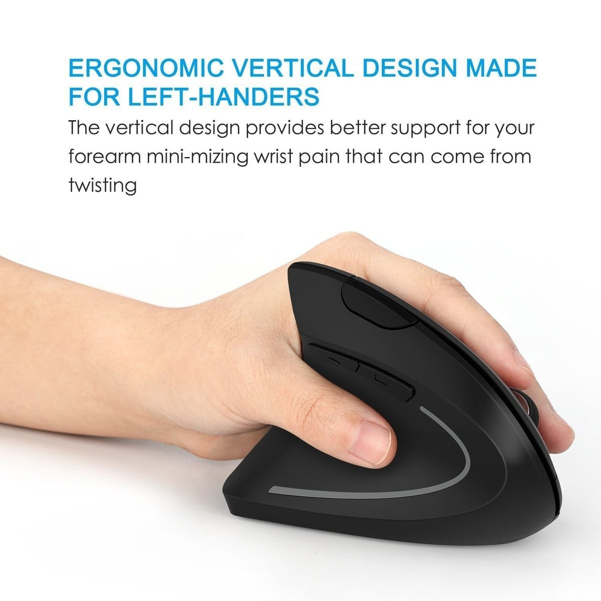 Ergonomic Vertical Mouse with 2.4G Wireless Connectivity