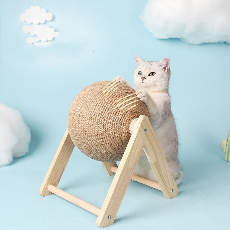 Cat Playtime Essential: Interactive Scratching Toy Ball