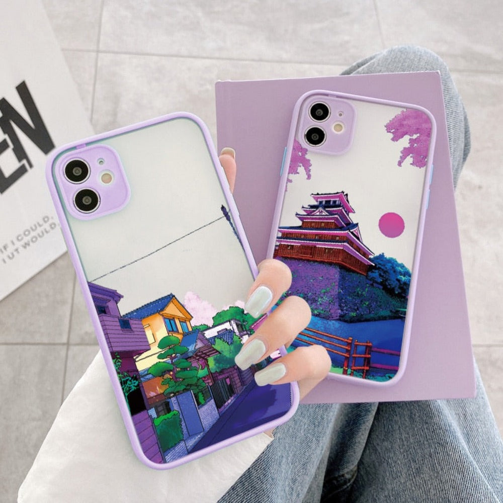 Protective Case for iPhone - Anime Cartoon Design