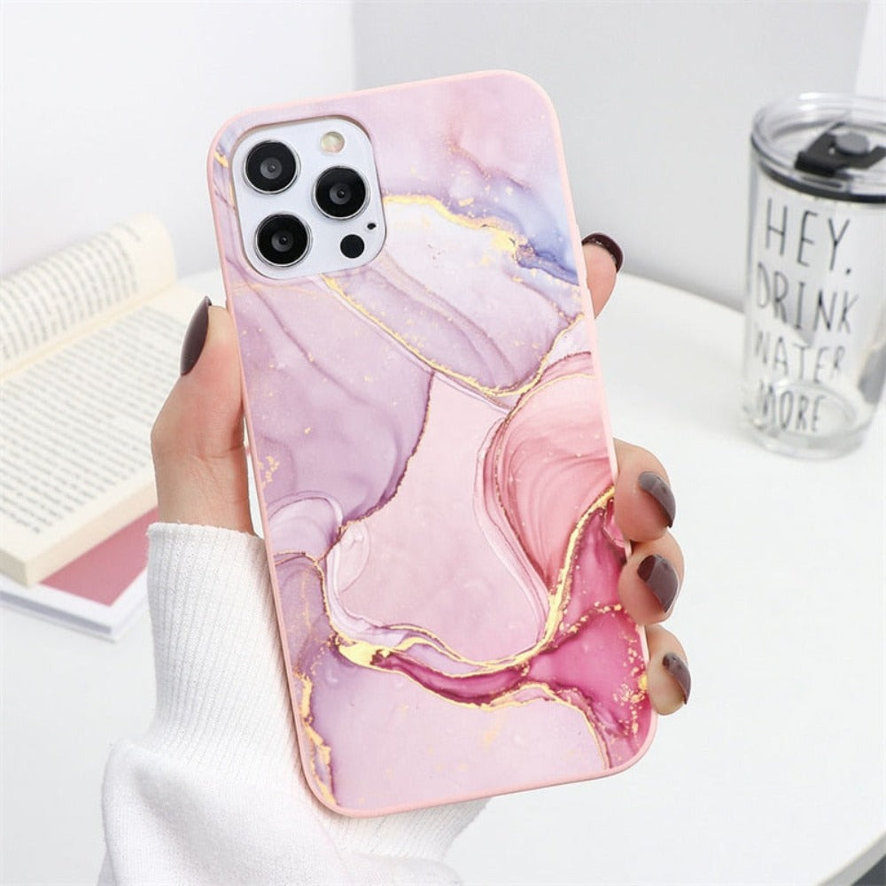 Marble Gradient Design iPhone Protective Cover