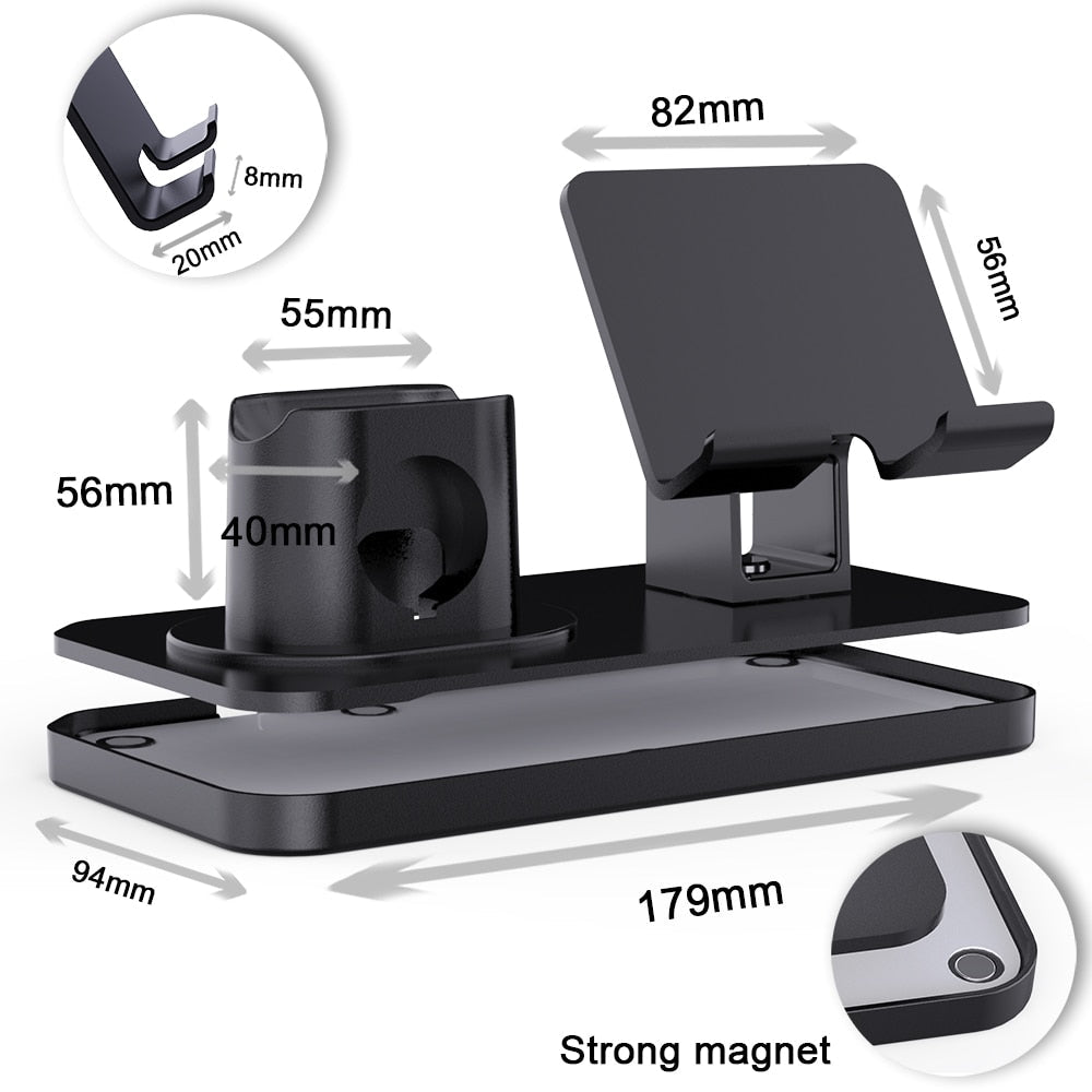 3-in-1 Portable Charging Hub with Dragon Design