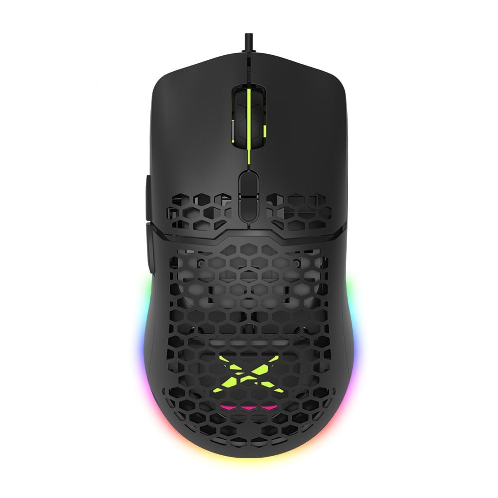 RGB Gaming Mouse with 16000 DPI Capability