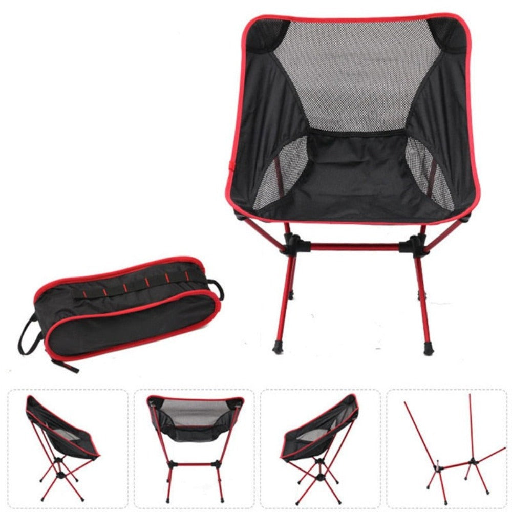 Portable Collapsible Camping Chair for Outdoor Use