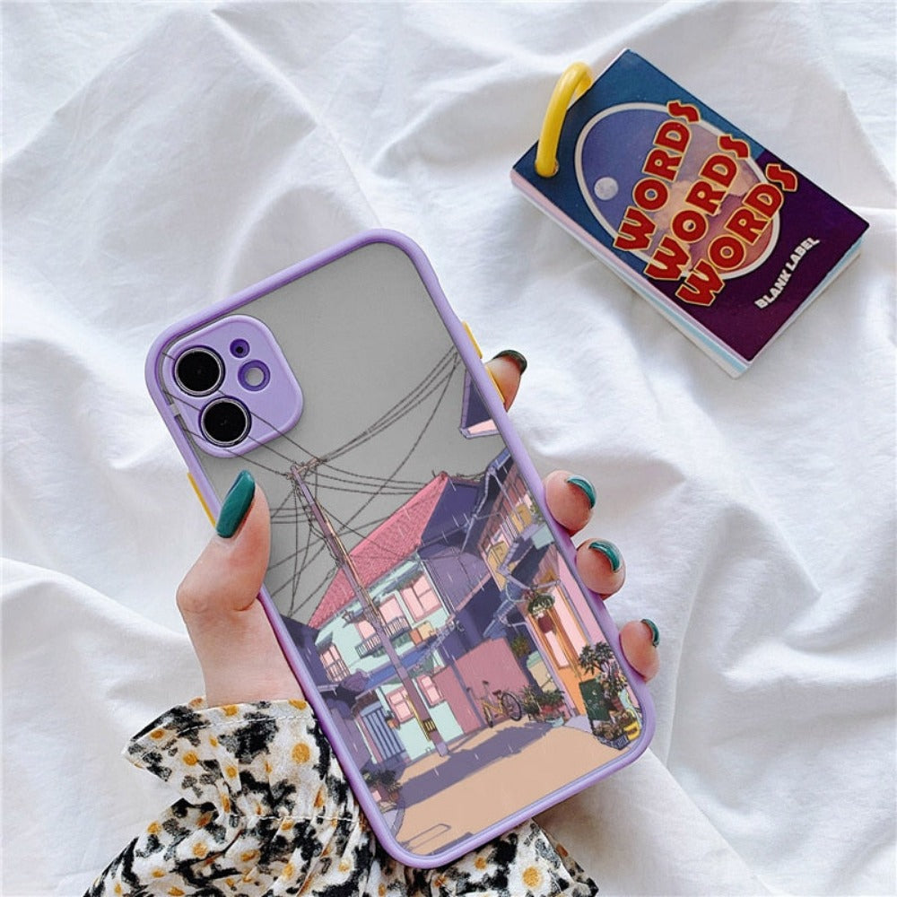 Protective Case for iPhone - Anime Cartoon Design