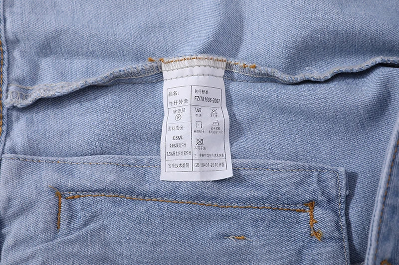 Denim Streetwear Jacket for Men