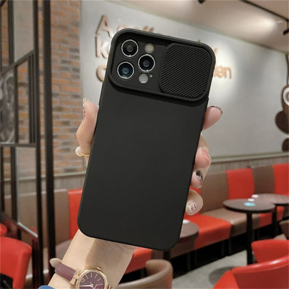 IPhone Protective Case with Built-In Camera Lens Cover