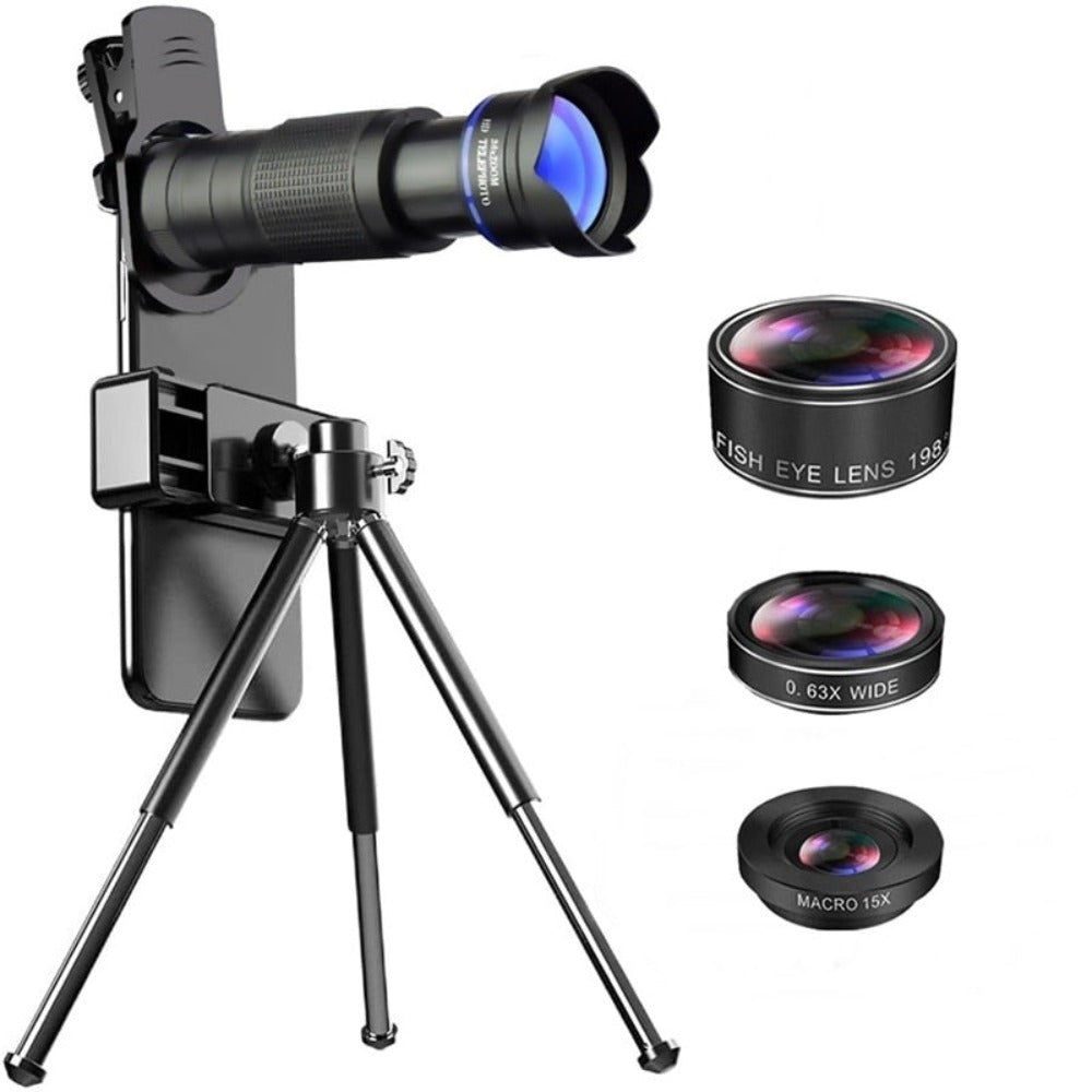 36X Mobile Phone Lens Kit With Tripod - Enhance Your Photography Experience