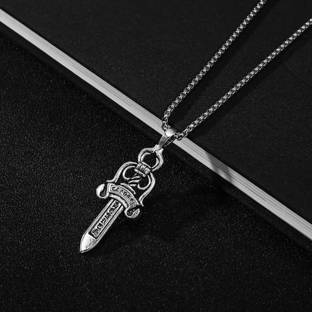 Warrior Sword Necklace for Men