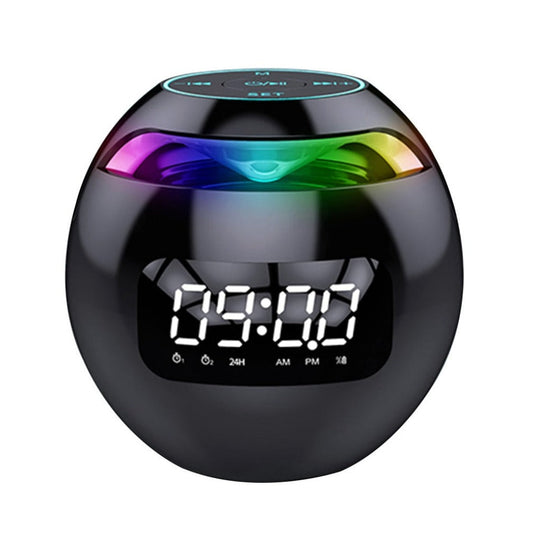 Wireless Bluetooth Speaker with Clock Functionality