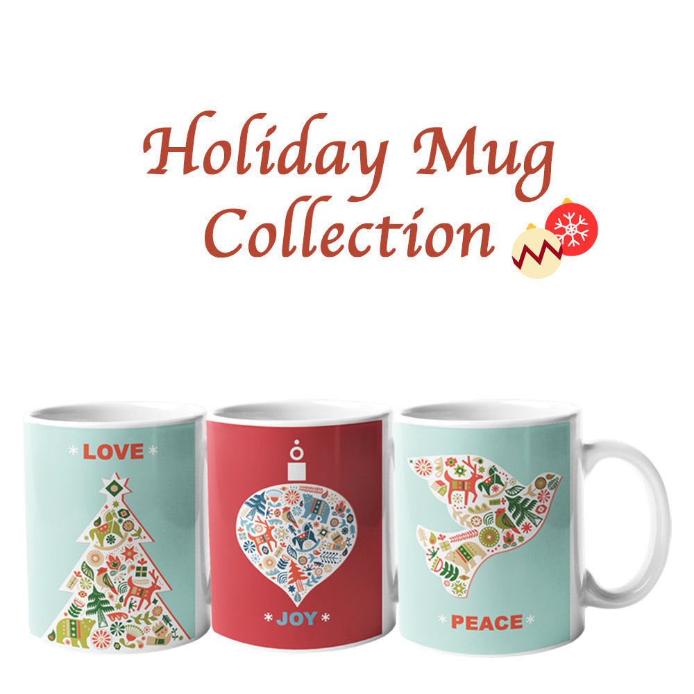 Holiday Mug Set: Bringing Joy, Love, and Peace to Your Coffee and Tea Rituals