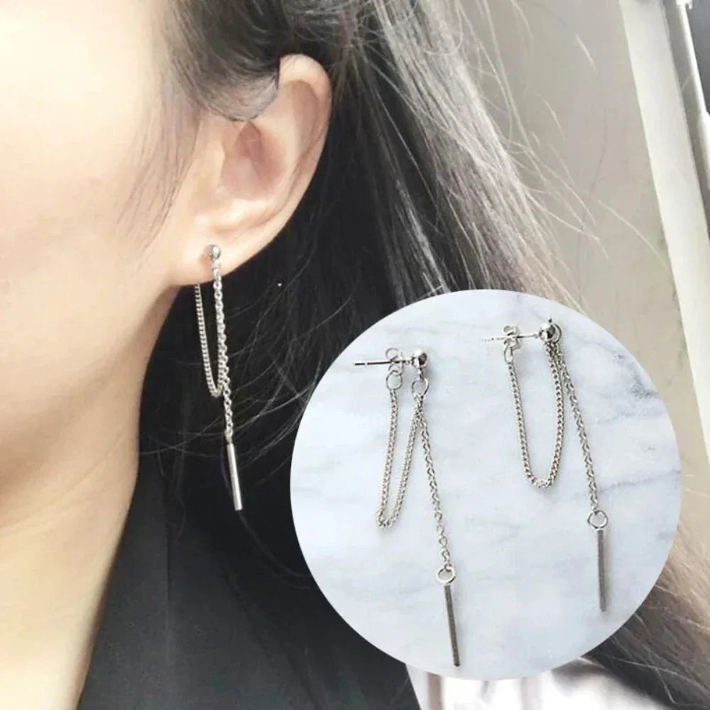 Fashion Earrings with Lengthy Tassels
