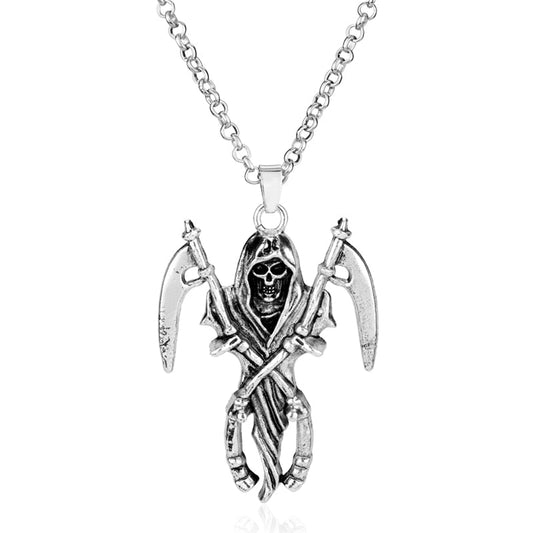 Double Sickle Necklace of the Divine Reaper