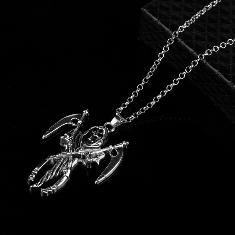 Double Sickle Necklace of the Divine Reaper