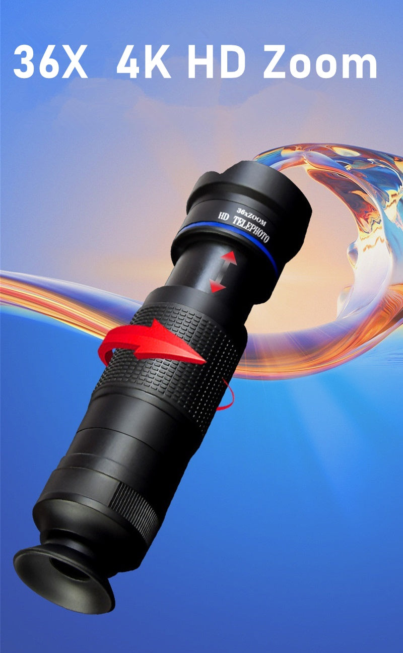 36X Mobile Phone Lens Kit With Tripod - Enhance Your Photography Experience