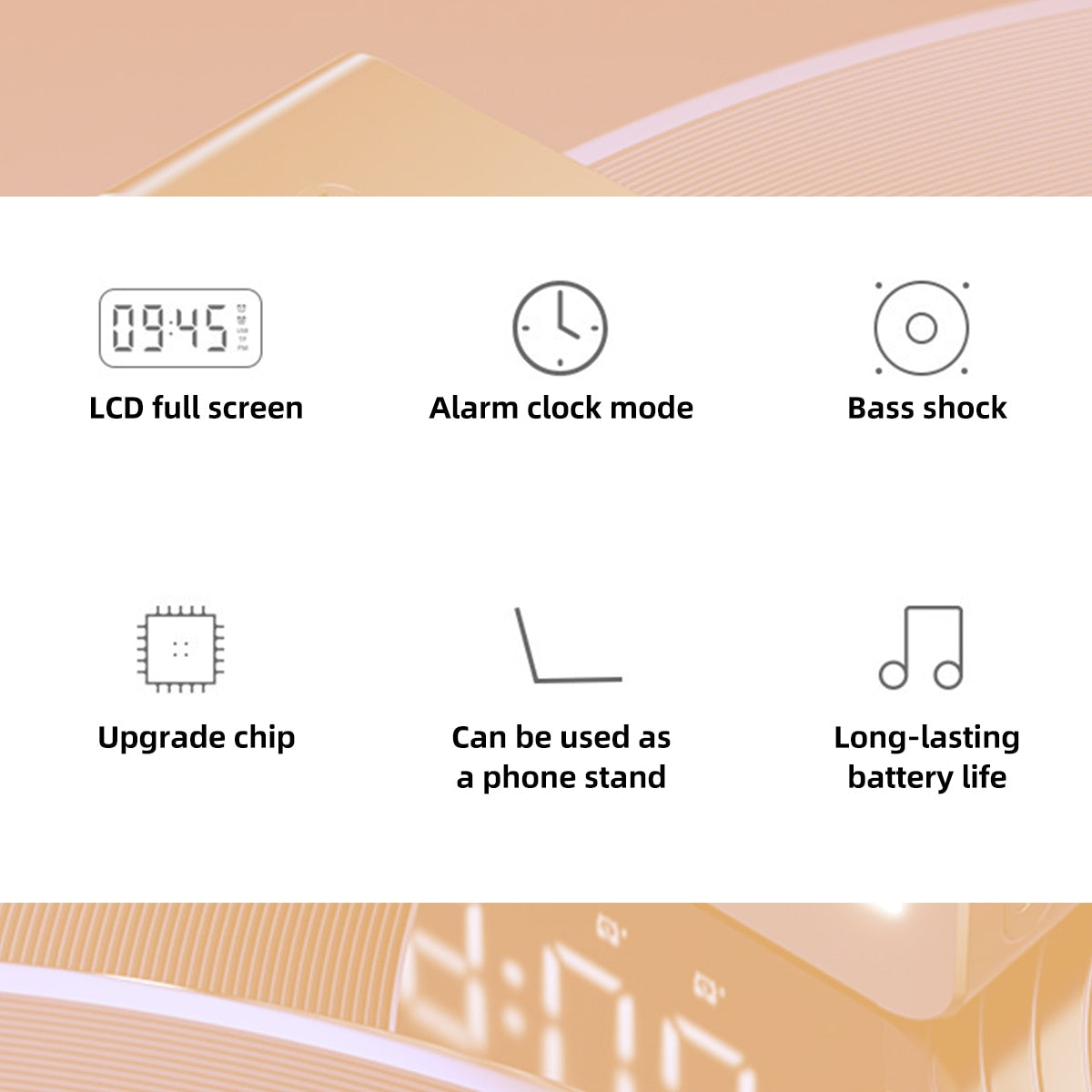 Compact Wireless Speaker with FM Radio Connectivity
