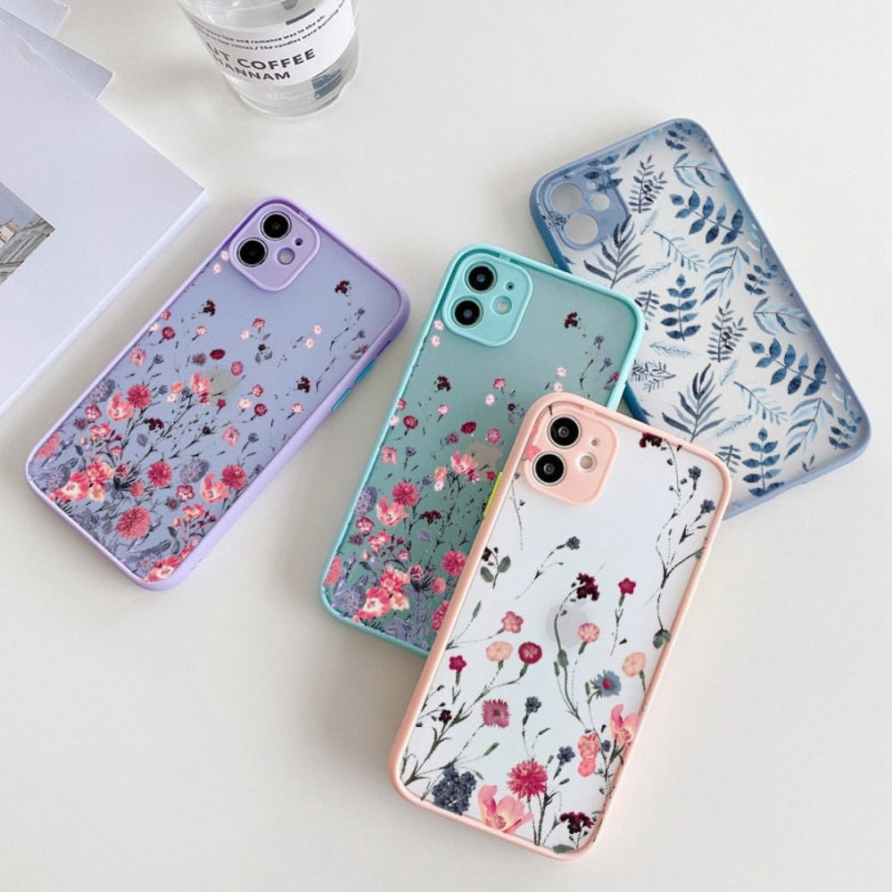 Hard Cover iPhone Case with a Floral Design