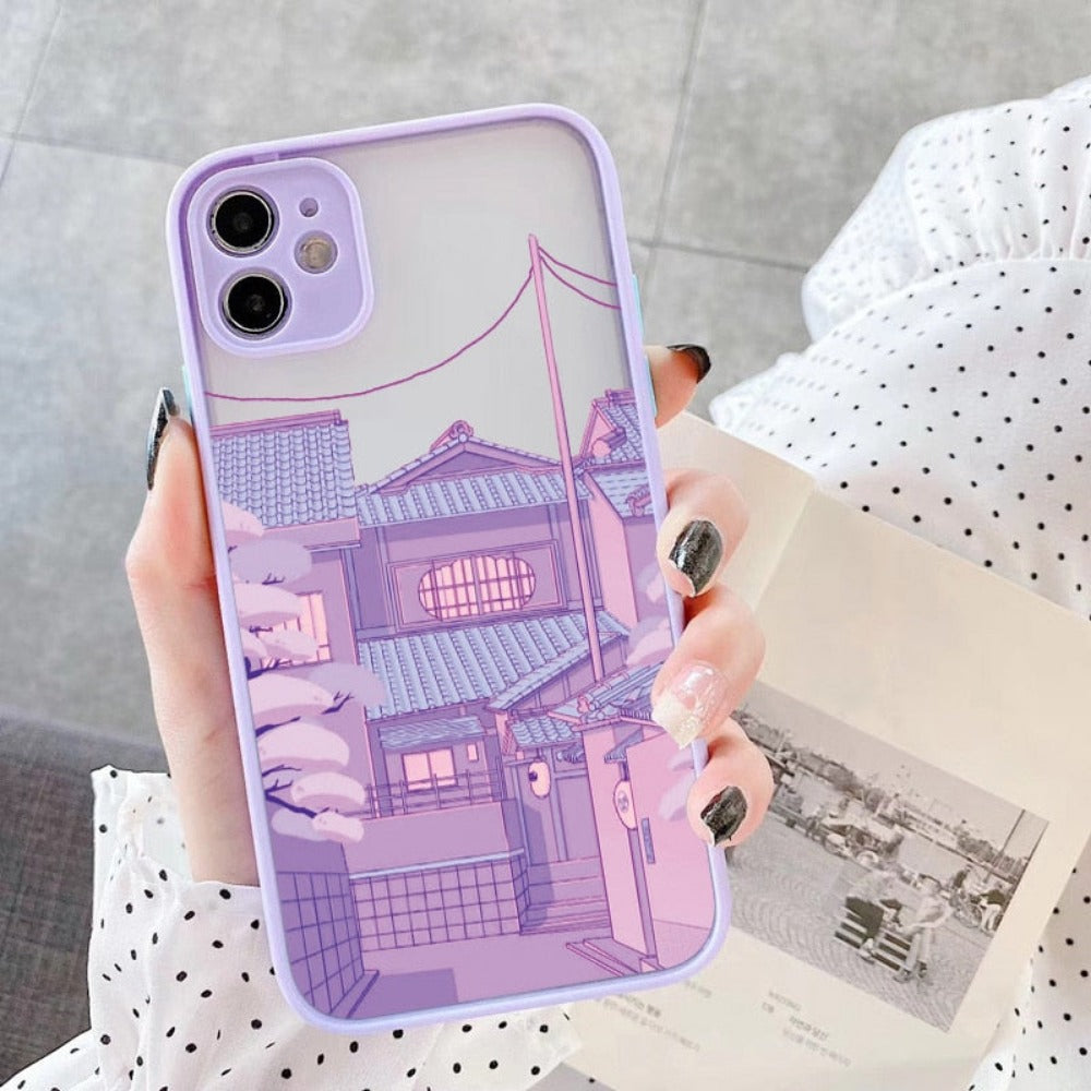 Protective Case for iPhone - Anime Cartoon Design