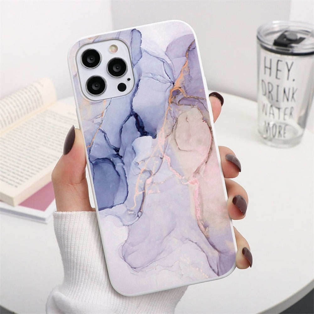 Marble Gradient Design iPhone Protective Cover