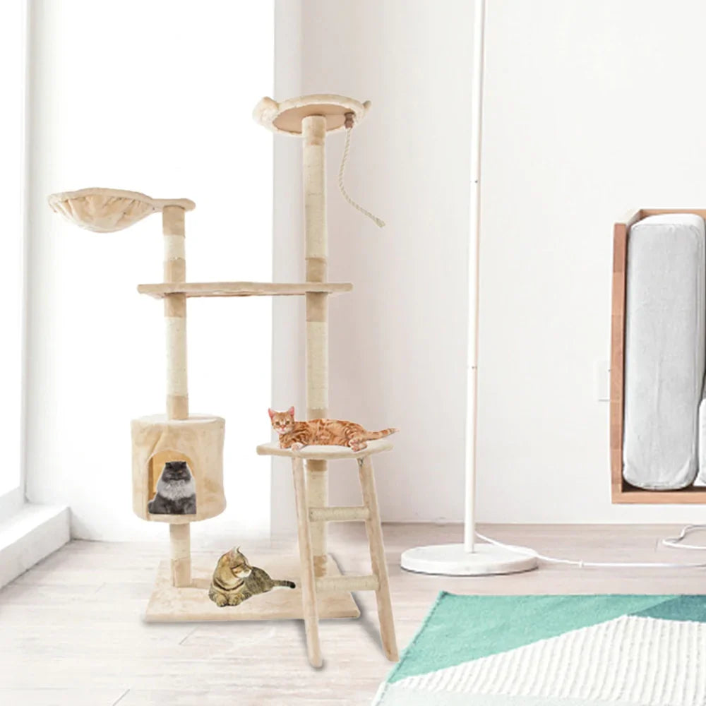 Climbing Tower for Cats - Treehouse Edition