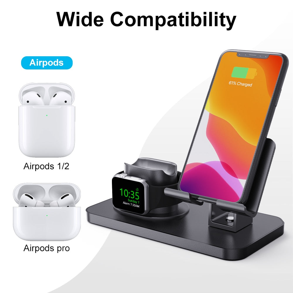 3-in-1 Portable Charging Hub with Dragon Design
