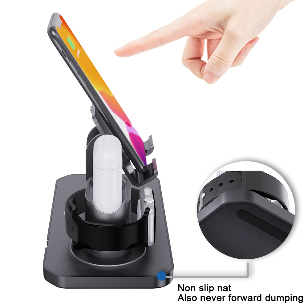 3-in-1 Portable Charging Hub with Dragon Design