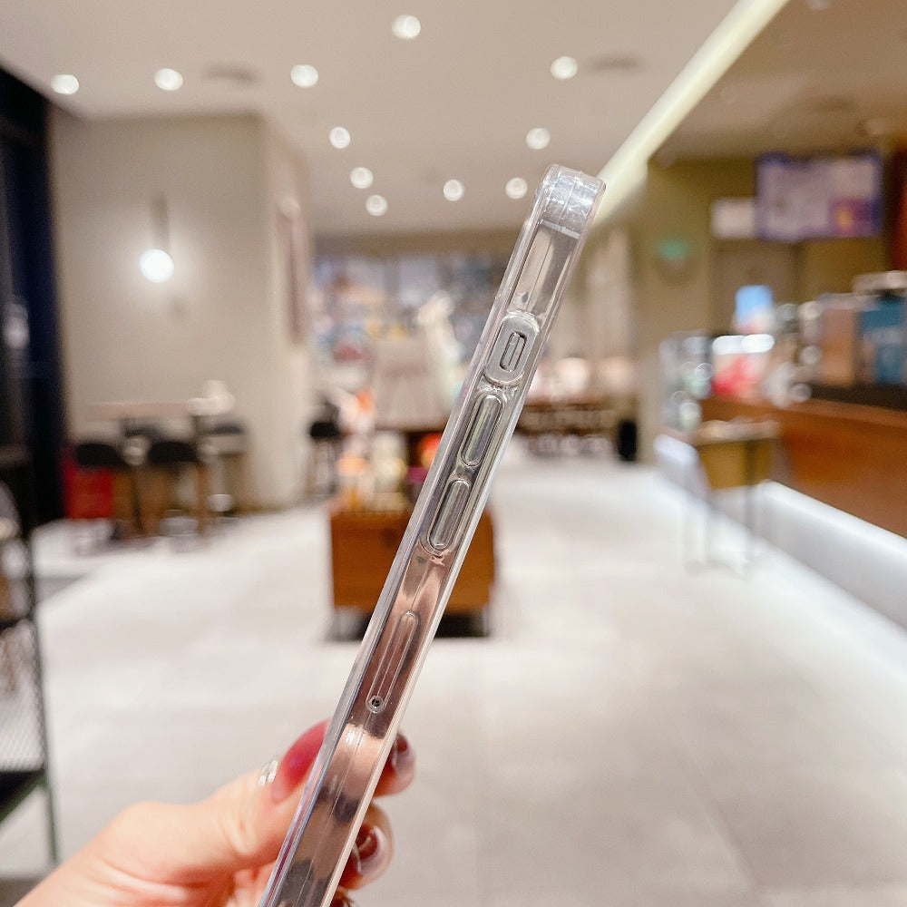 Sparkling Clear Case with Cherry Blossom Design