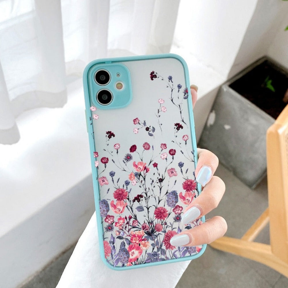Hard Cover iPhone Case with a Floral Design