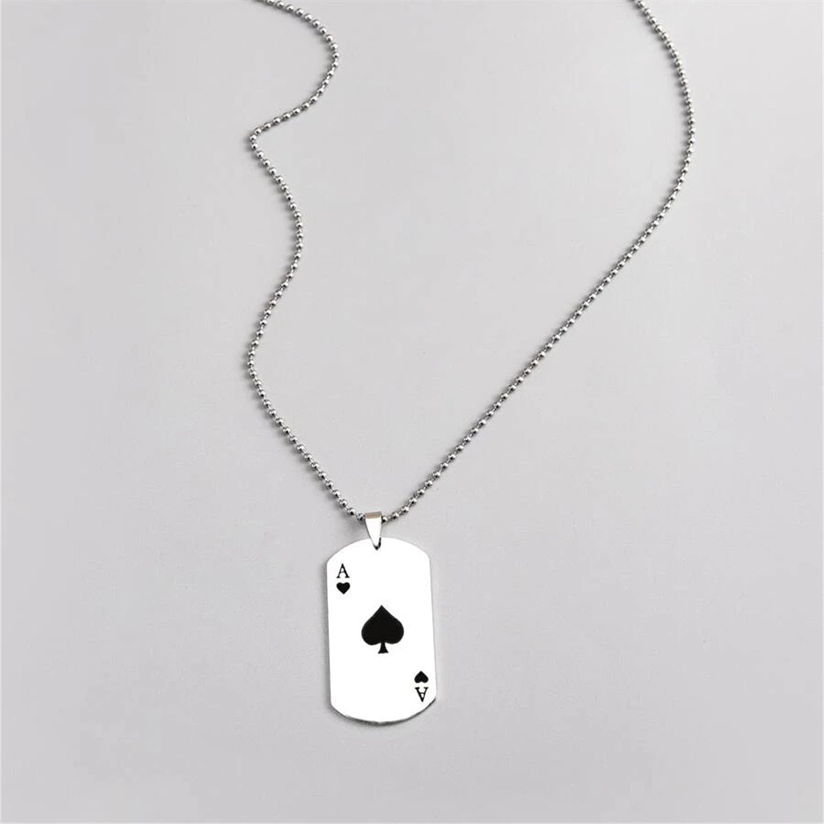 Spades Ace Necklace - Plated for Distinction