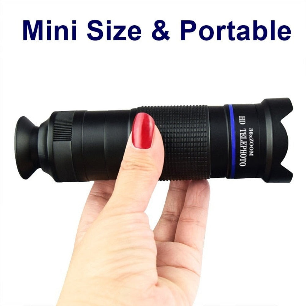 36X Mobile Phone Lens Kit With Tripod - Enhance Your Photography Experience