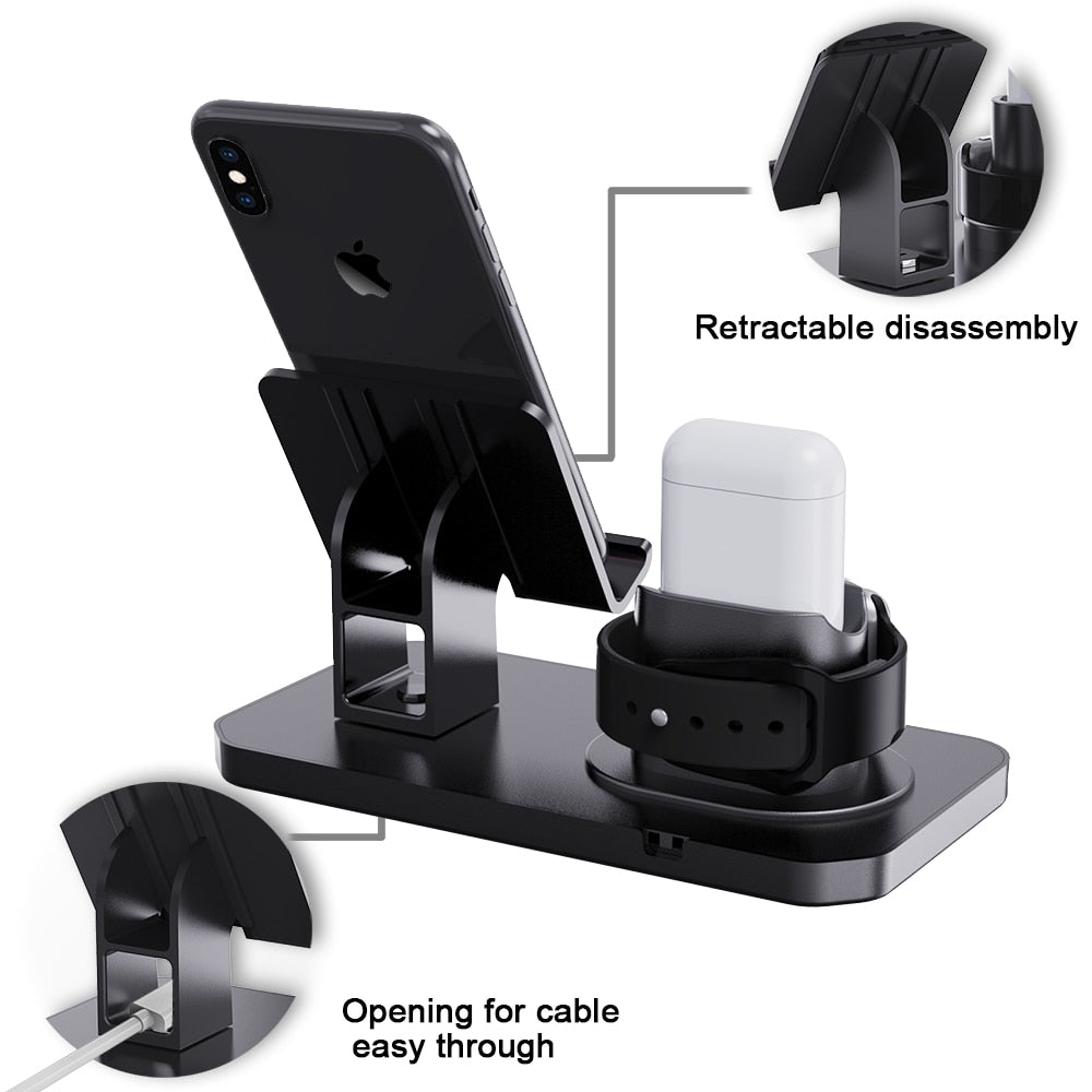 3-in-1 Portable Charging Hub with Dragon Design
