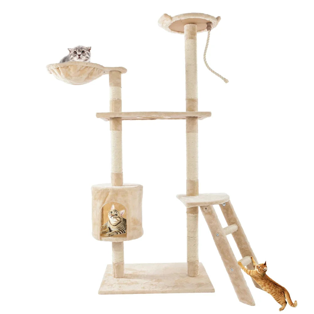 Climbing Tower for Cats - Treehouse Edition