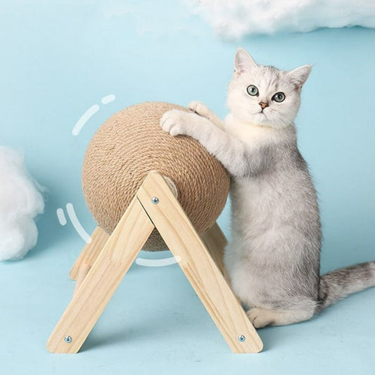 Cat Playtime Essential: Interactive Scratching Toy Ball