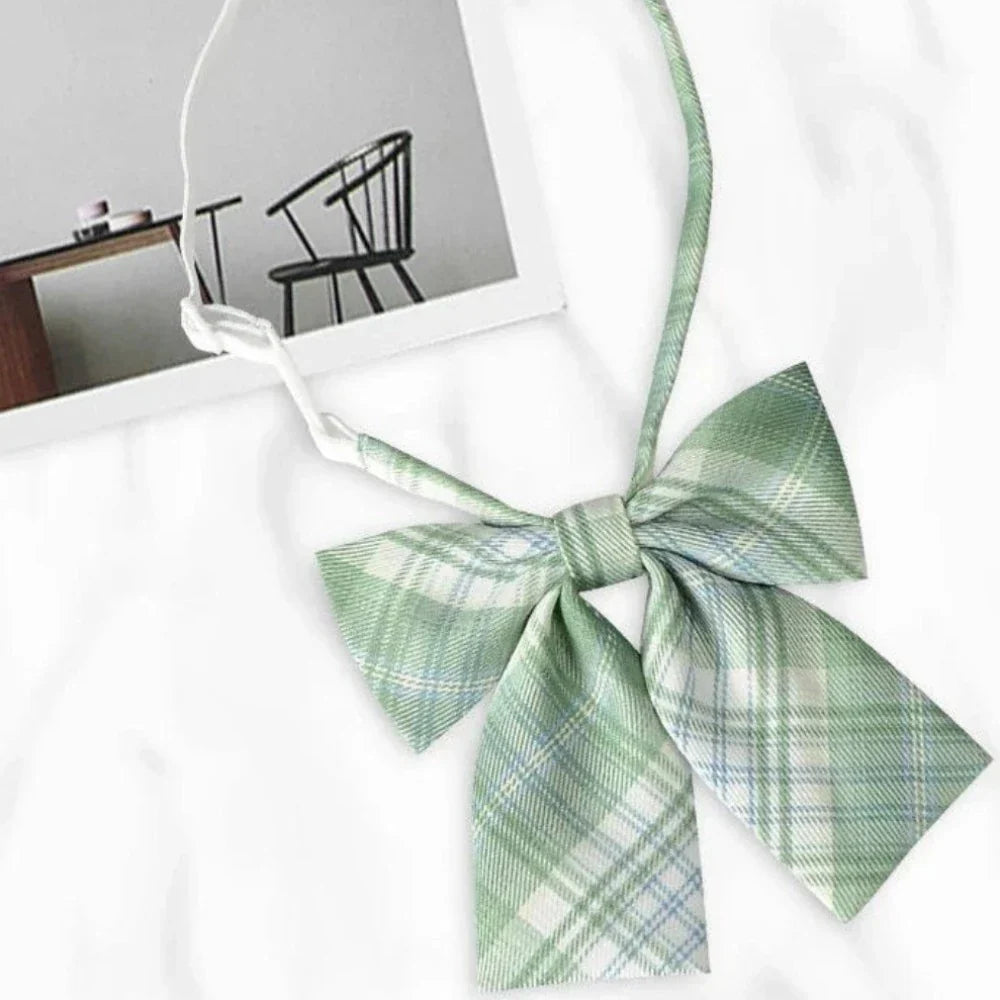 Checkered Skirt with Anime Girl Theme