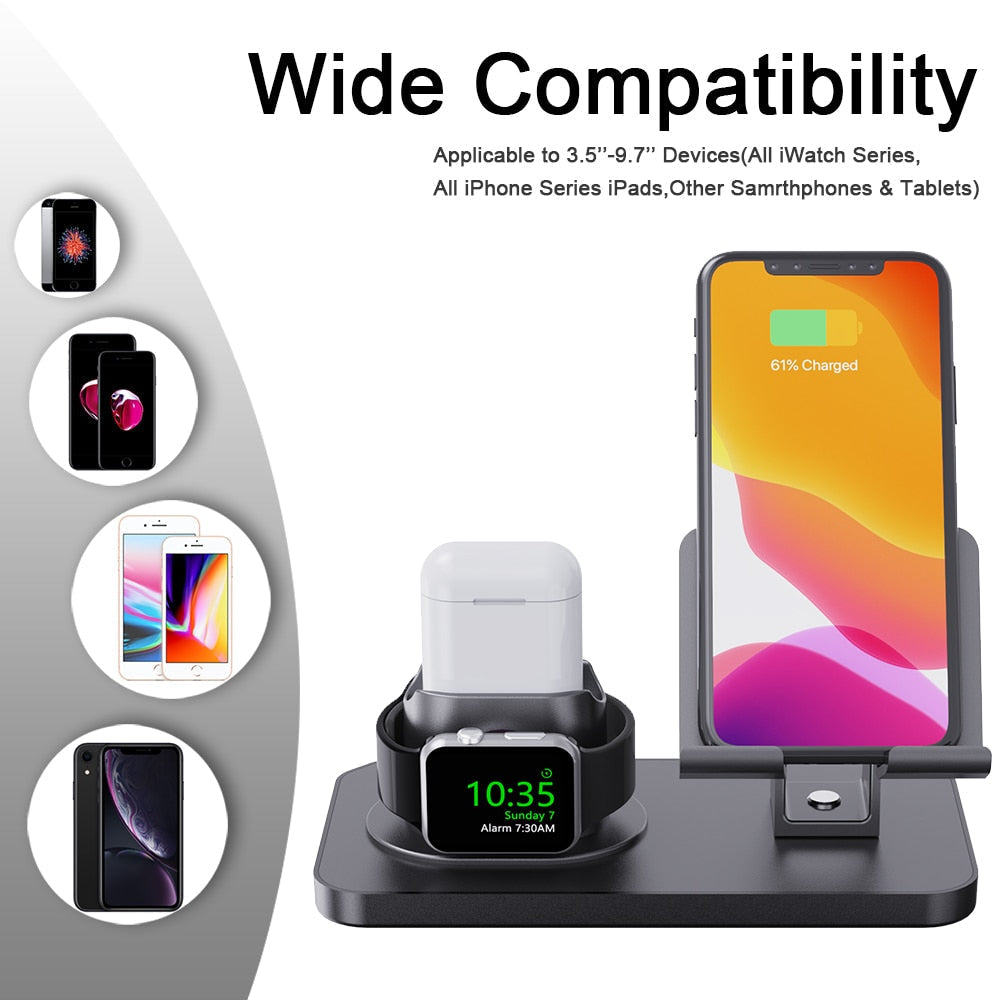 3-in-1 Portable Charging Hub with Dragon Design