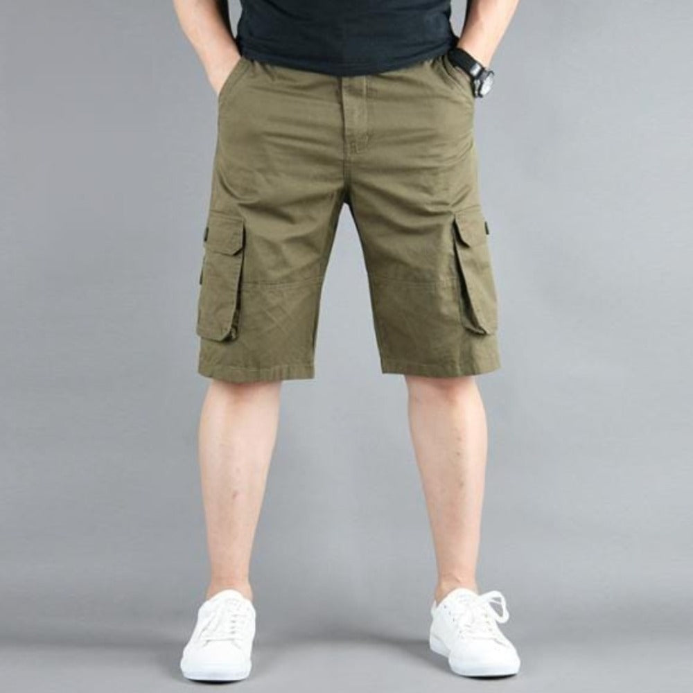 Side Pocketed Men's Casual Cargo Shorts
