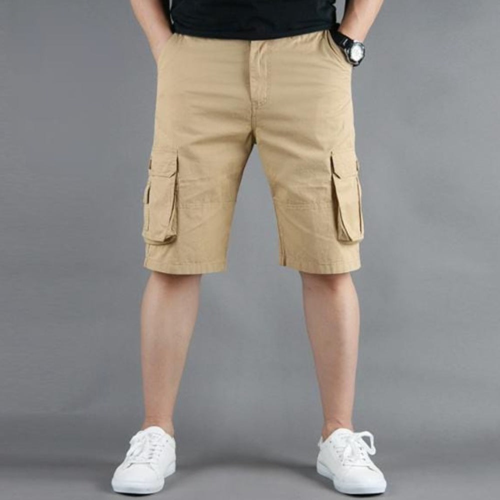 Side Pocketed Men's Casual Cargo Shorts