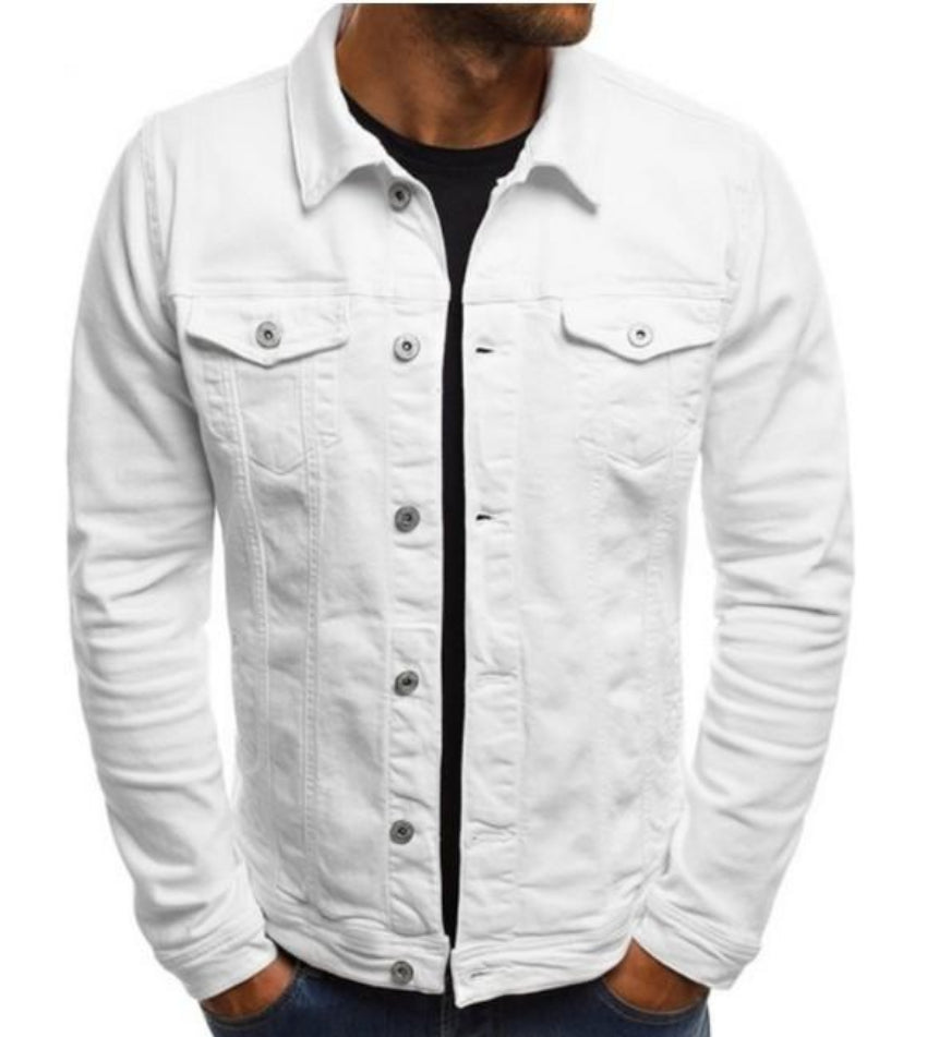 Casual Men's Jacket with Dual Pockets