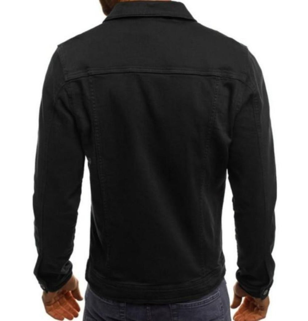 Casual Men's Jacket with Dual Pockets