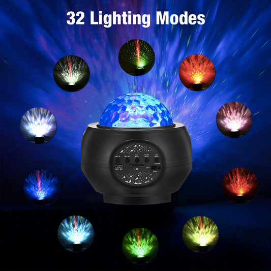 LED Projector with 32 Modes and Bluetooth Speaker - Explore the Universe