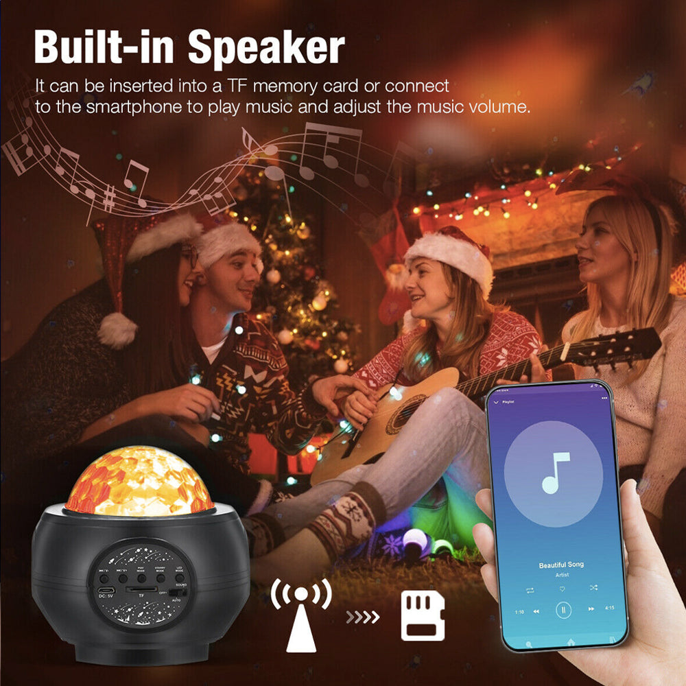 LED Projector with 32 Modes and Bluetooth Speaker - Explore the Universe