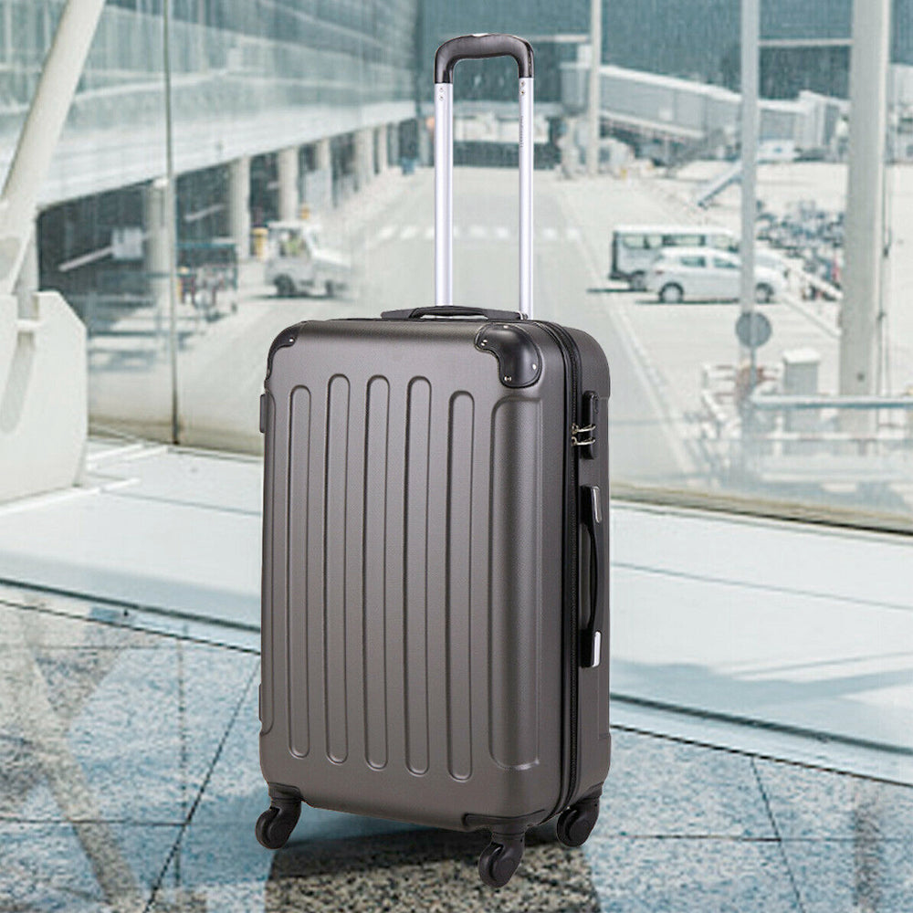 Durable Trio of 360° Wheeled Travel Bags