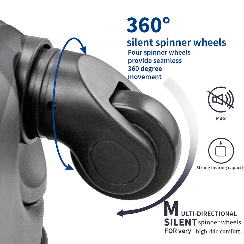 Durable Trio of 360° Wheeled Travel Bags